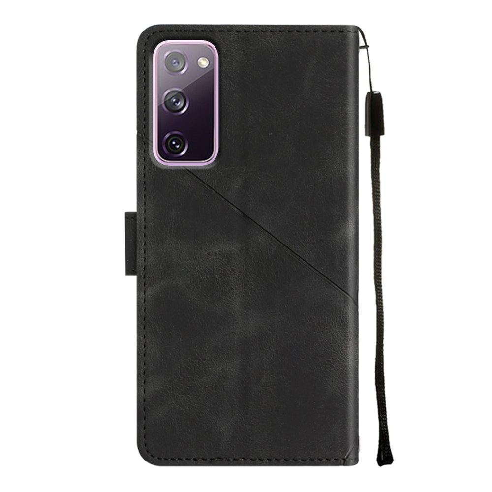 PT005 YB Imprinting Series-6 For Samsung Galaxy S20 FE 5G / S20 FE / S20 FE 2022 / S20 Lite Skin Touch Foldable Stand Phone Case PU Leather Wallet Cover PT005 YB Imprinting Series-6 For Samsung Galaxy S20 FE 5G / S20 FE / S20 FE 2022 / S20 Lite Skin Touch Foldable Stand Phone Case PU Leather Wallet Cover